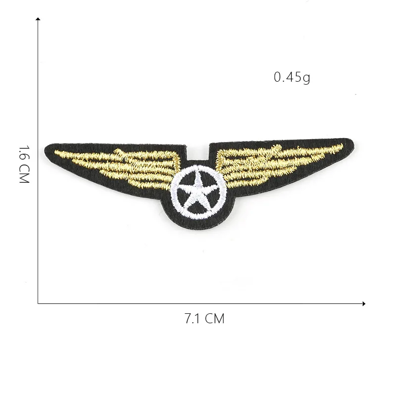Военный Ранг патчи Одежда аппликации вышитые полосы значки железа на аппликации наклейки в форме медали для одежды@ G