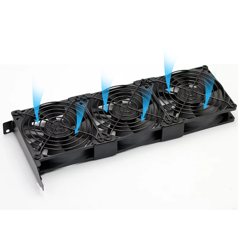 YOUNUON Universal VGA Cooler Dual 90mm Ultra Quiet Desktop Computer Chassis PCI Graphics Card Double Fan Partner 9CM