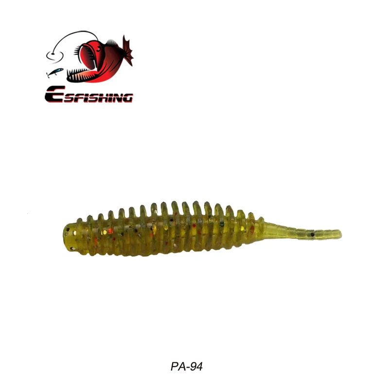 PA94 ESFishing червячная Приманка Мягкая приманка танта 38 мм 90 мм 12 шт. 8 шт. рыболовные приманки, рыбалка Карп Рыбалка бас приманка Isca искусственное ПВА - Цвет: PA94