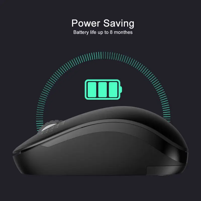 

Noiseless 2.4GHz Wireless Mouse For Laptops Portable Mini Mute Mice Silent Computer Mouse For Desktop Notebook PC Mause Hot