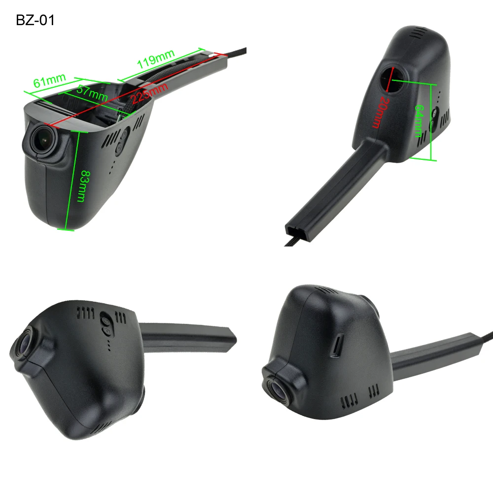 SINOSMART Novatek 96672 Автомобильная Wifi DVR камера для Peugeot 308 408 3008 4008 5008 Управление по
