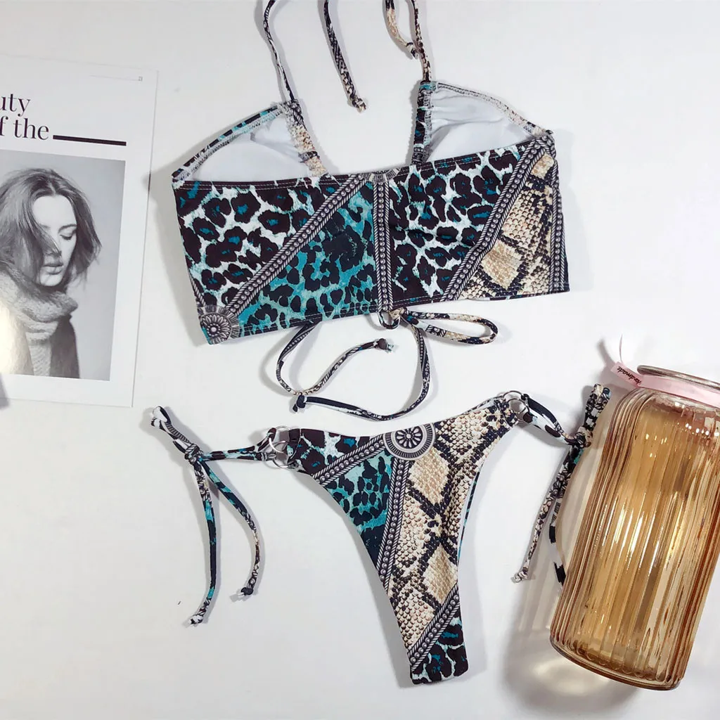 Модный женский сексуальный купальник с открытой спиной v образным вырезом и