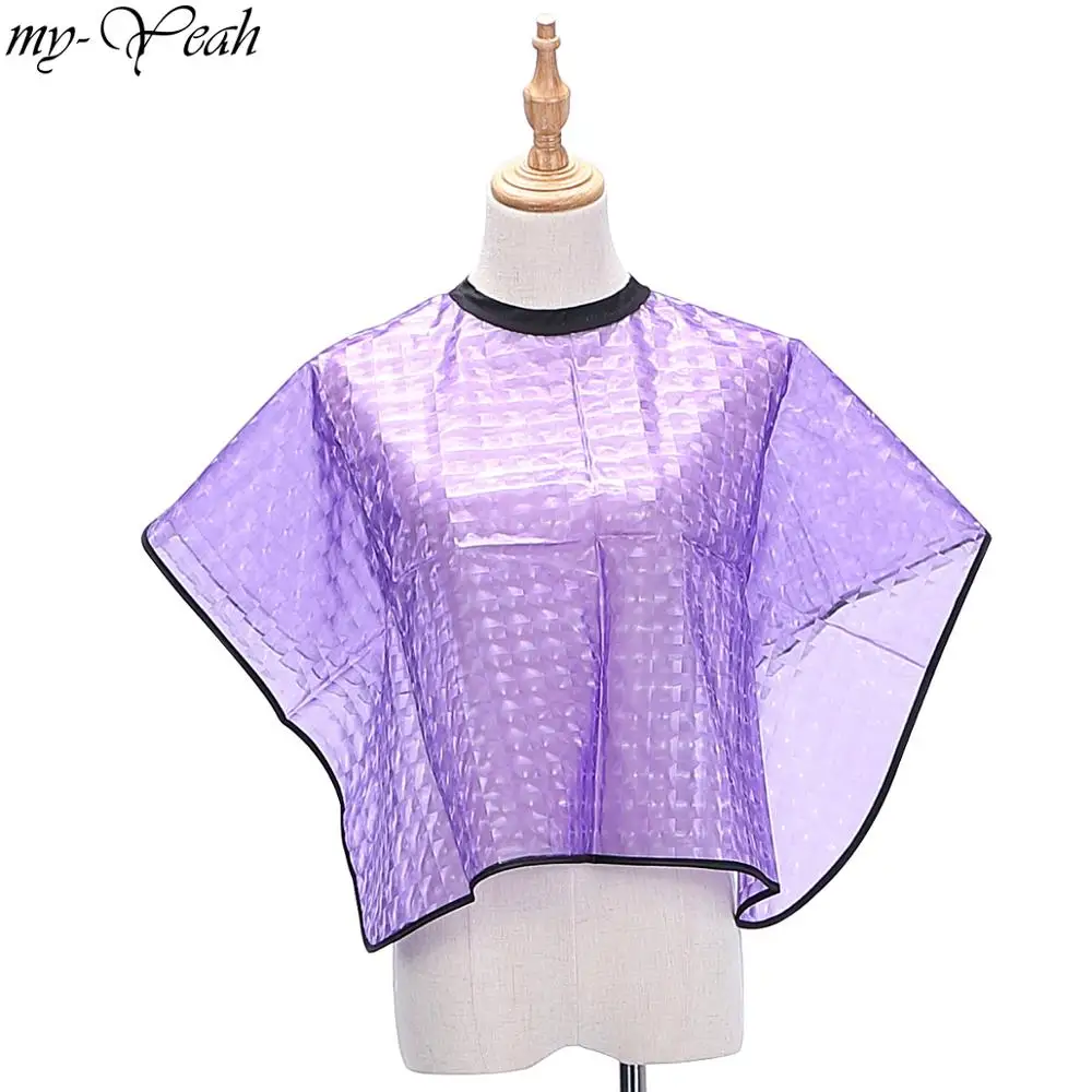 Approx.80 * 76 см короткая Водонепроницаемая Парикмахерская накидка для