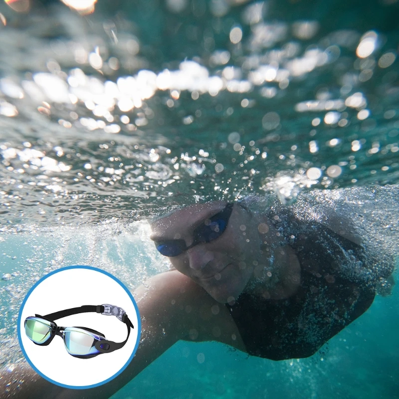 

Очки для плавания, поляризованные очки для плавания, противотуманные, противотуманные, водонепроницаемые, с УФ-защитой