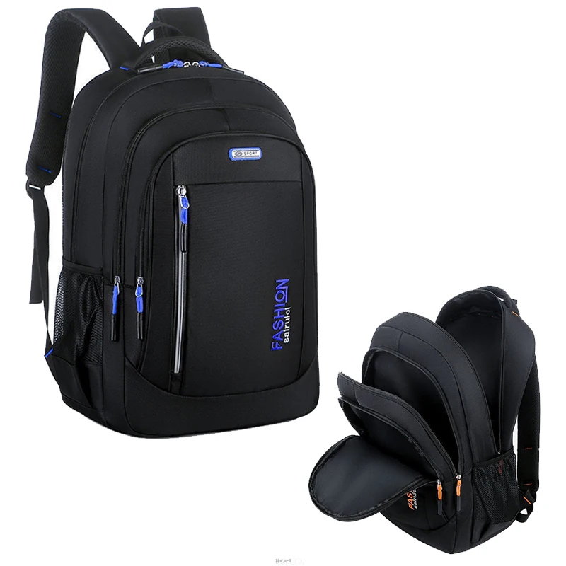 

Large Capacity Men Backpack for Teenage Boys School Bags Nylon Multifunctional Pocket Student Back Pack Male 2021