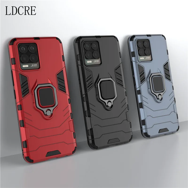 

Holder Case For OPPO Realme 8 Pro Cover For Realme 8 Pro Capas Phone Bumper Stander Magnetic Armor Case For Realme 8 Pro Fundas