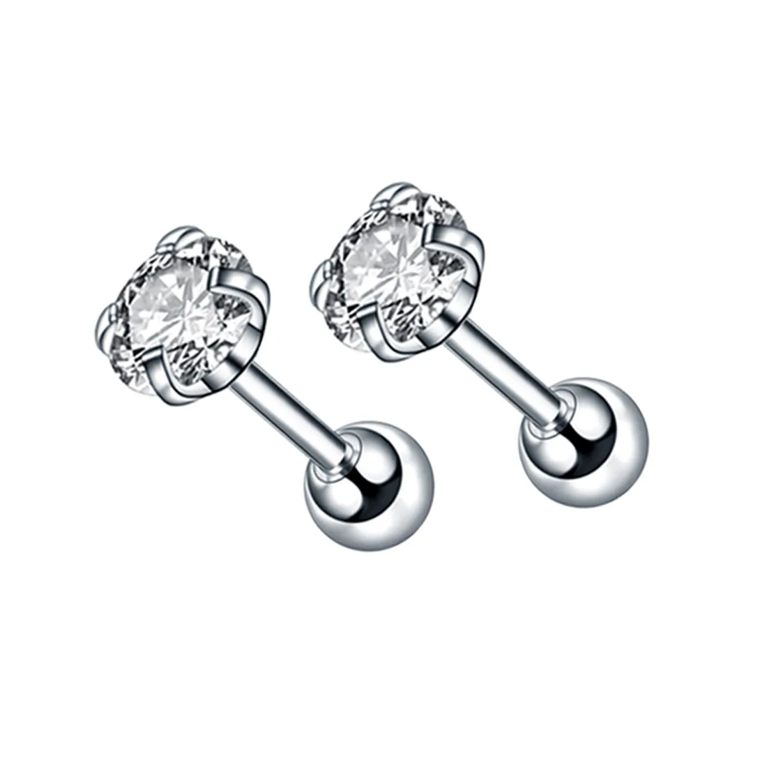 

16G Zircon Labret Tragus Piercing Cartilage Earring Cute Round Tragus Lip Ring Ear Cartilage Earring Pircing Septum