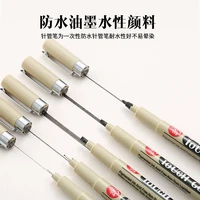 1pc needle point line pen art hook crayons waterproof drawing exquisite school office drawing painting stationery