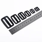 5 шт.компл., пластиковая тесьма, три кольца, Регулировка пряжки, кривая, трехскользящий ошейник для собак, ремень для рюкзака