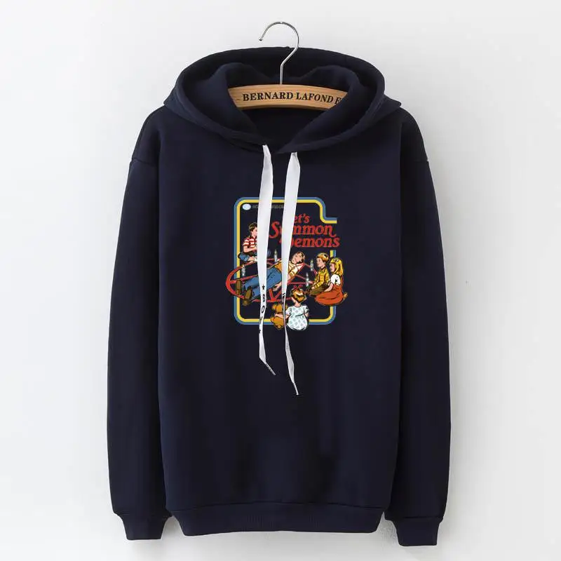 K-rr-dark blue Женская одежда толстовки в стиле хараджуку худи босс шаблон Досуг размера плюс панк больше размера d уличная одежда шляпа пальто - Цвет: K-rr-dark blue