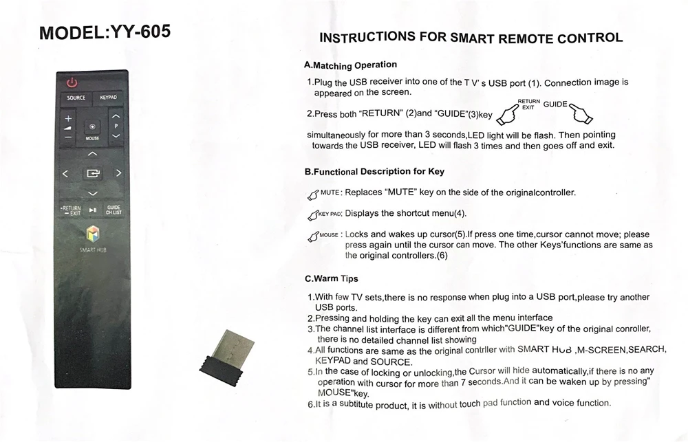 Новый запасной пульт дистанционного управления для Samsung Smart TV подходит телефона