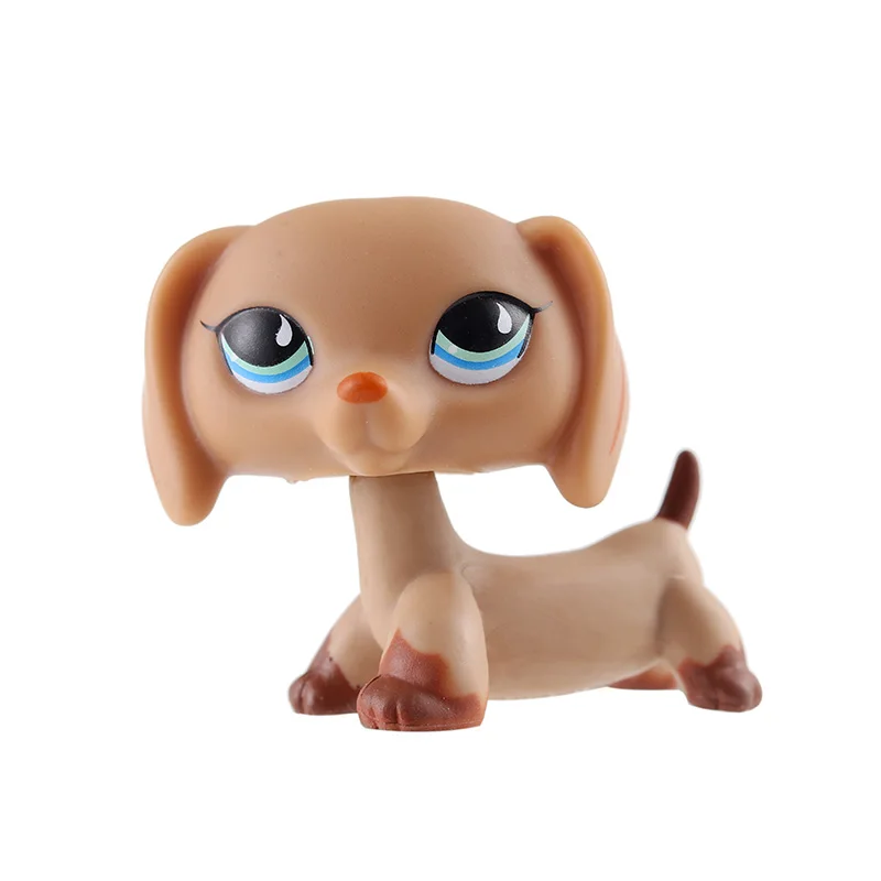 Редкие животные pet shop lps игрушка такса собака такса коричневая Оригинальная фигурка колли кокер спаниель отличный Дэн подарки для детей