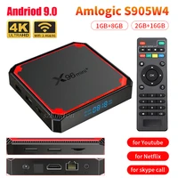 4k 2g16g android 9 0 tv box bluetooth voice assistant 2 4g wireless wifi smart tvbox remote control media player very fast box