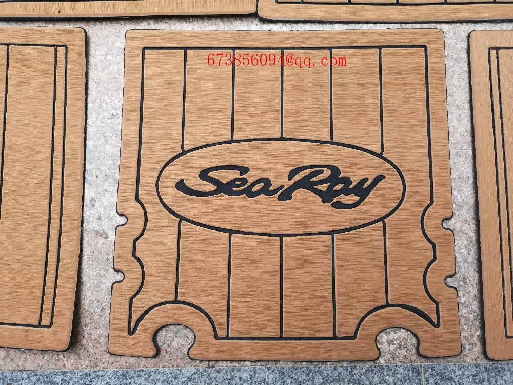 1995-1999 Sea Ray Sundancer 330 лодка Плавающая Платформа и кабина EVA Тиковый настил коврик