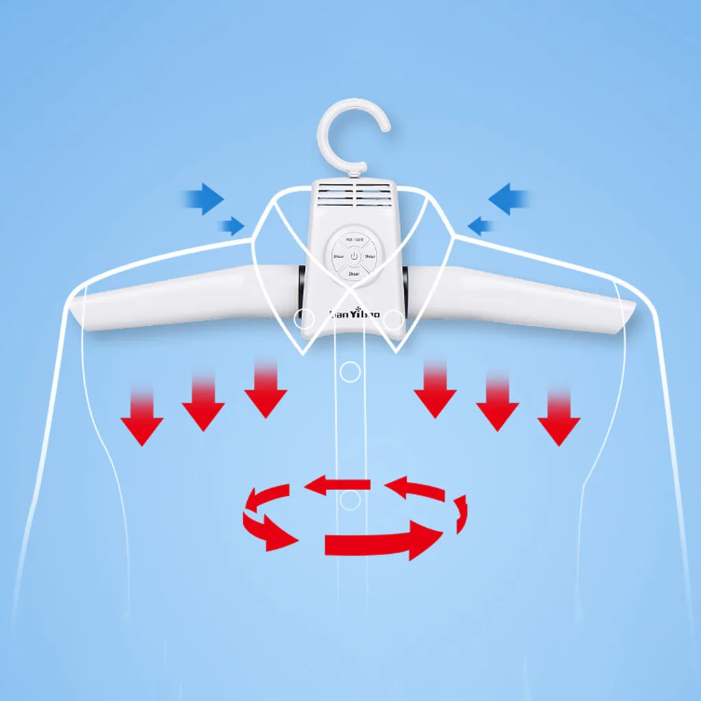 Портативная электрическая складная вешалка для одежды сушилка сушки белья