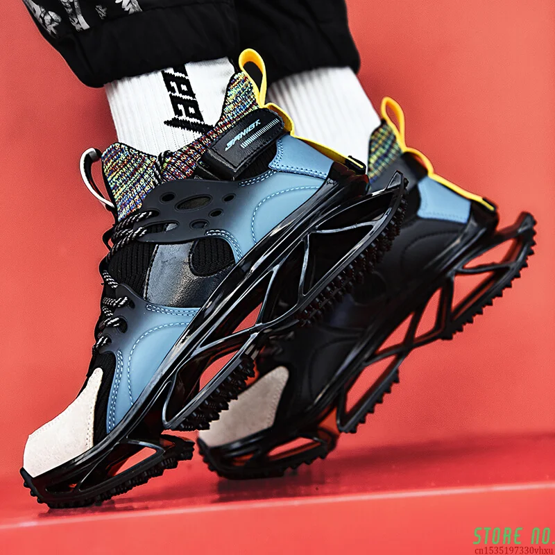 

Новые дизайнерские зимние кроссовки 45, модные мужские массивные кроссовки, уличный стиль, Повседневные высокие кроссовки унисекс