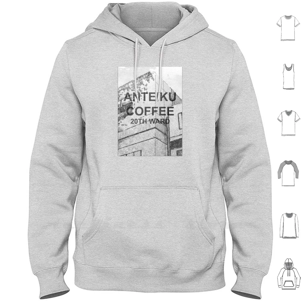 

Anteiku Coffee Hoodies Long Sleeve Anteiku Coffee Anime Manga Tokyo Ghoul Kaneki Ken Yoshimura