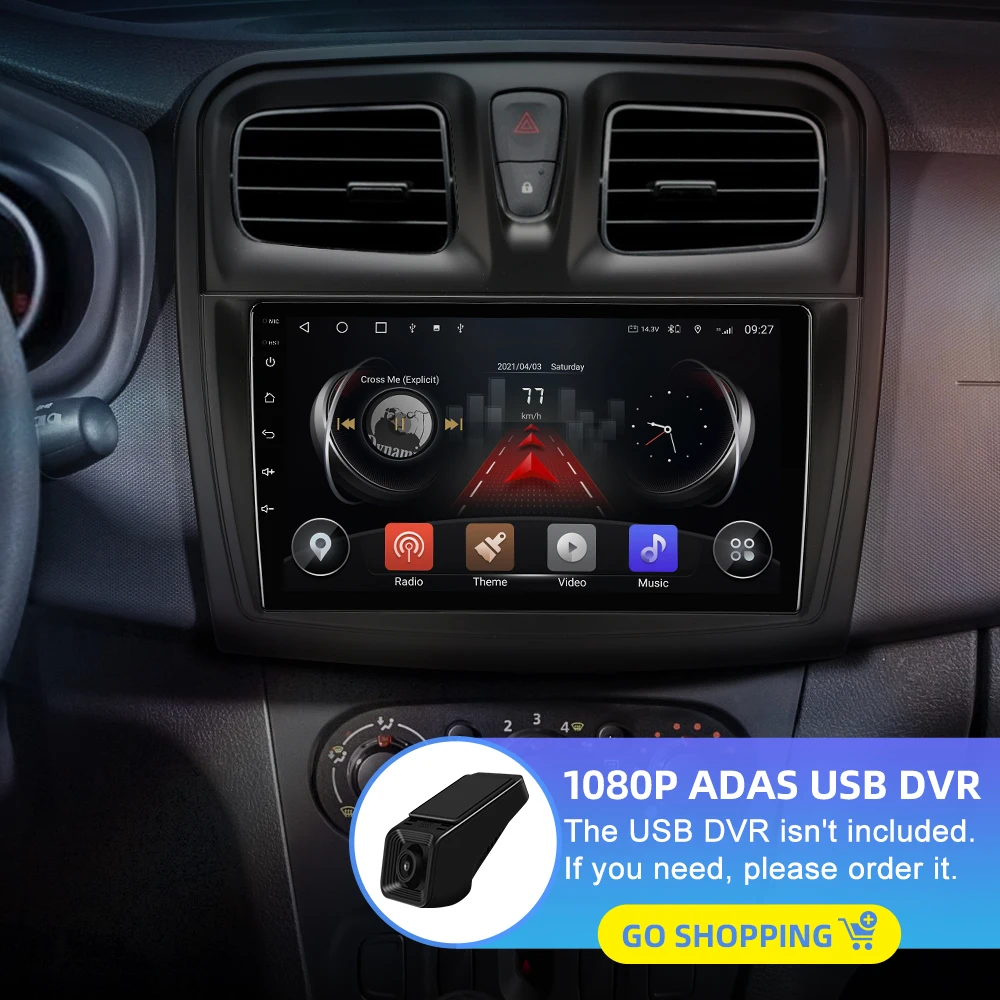 Автомагнитола ISUDAR T72 Android 10 для Renault Logan 2 2012 2019 Sandero 2014 мультимедийный видеоплеер