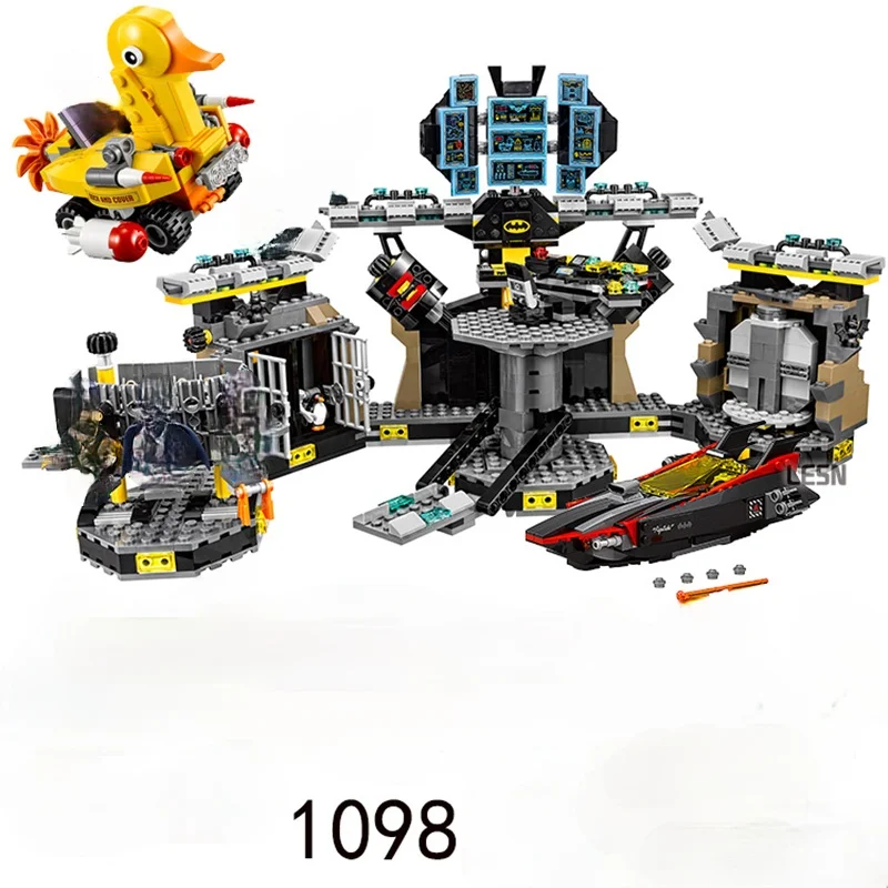 

Movie Series Bat Bruce Way Cave Break-in Set building blocks Bricks Model Toys For Children Gifts 10636