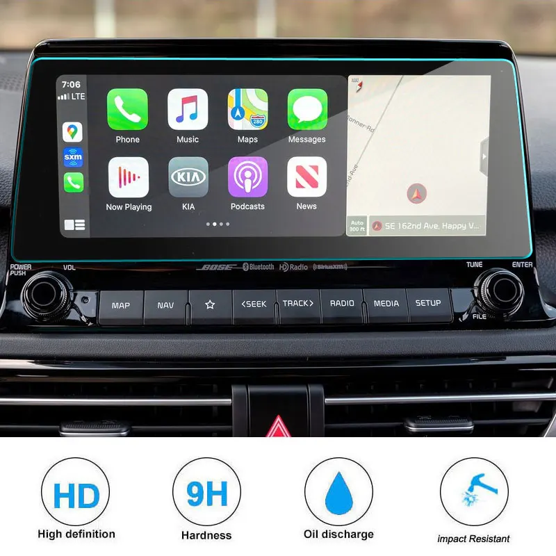 Защитная пленка из ПЭТ для экрана для Kia Seltos/Celtos 10,25 дюймов 2020 2021 автомобильная навигация Сенсорный дисплей авто внутренняя защита