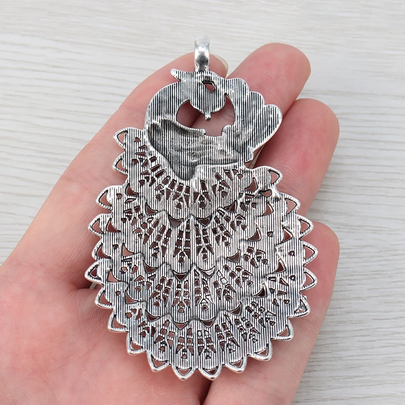 3 х Большие Животные красивые подвески в виде павлинов Подвески Для Изготовление