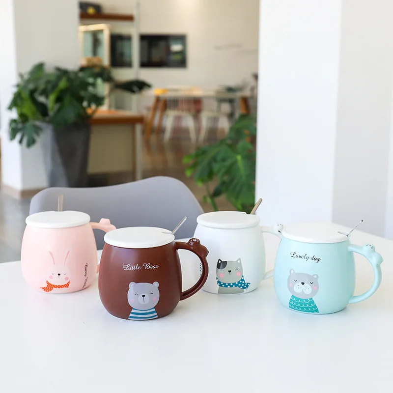 Мультфильм горшок с животными живот керамический чашка Кофе Боба молока Чай
