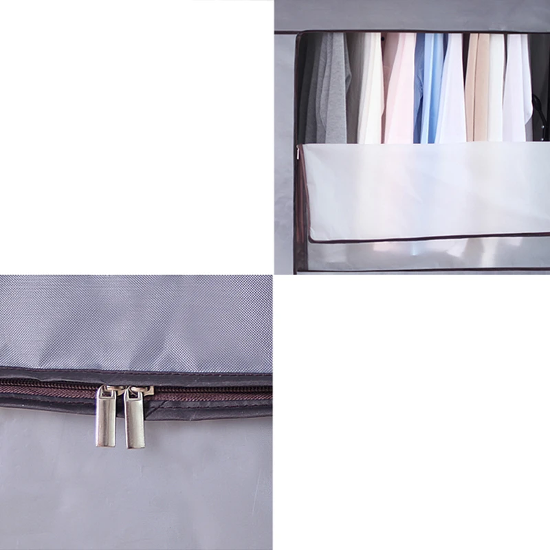 

Clear Wardrobe Dust Cover Clothes Cover Clothing Rack Dust Cover Moisture Waterproof Hanging Garment Suit Organizer Bag