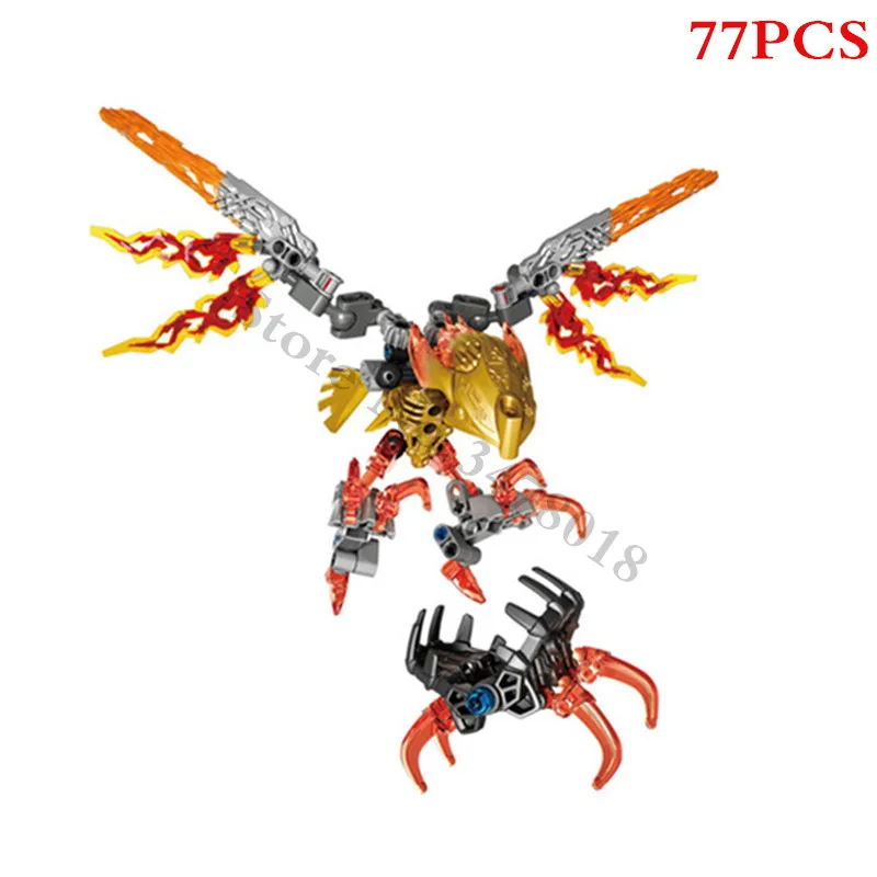 Bionicle Biochemical Warrior Uxar Ketar Akida Ikir TerakThe Msdk Maker строительные блоки совместимые с