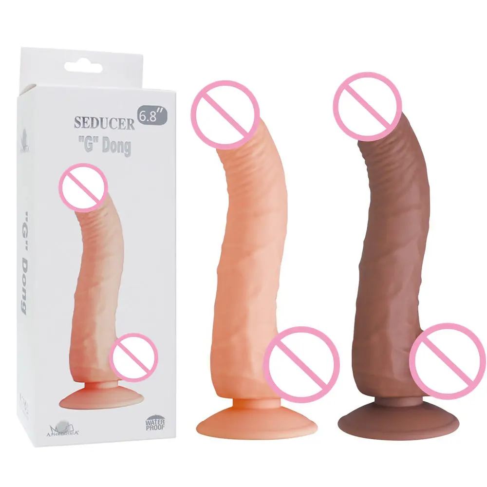 230*42 мм реалистичный фаллоимитатор изгиб большой член для женщин силиконовые