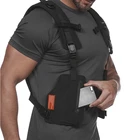 Многофункциональный жилет для бега с карманом, светоотражающая тренировочная одежда для марафона, тактический жилет для бега, рыболовный жилет, сумка