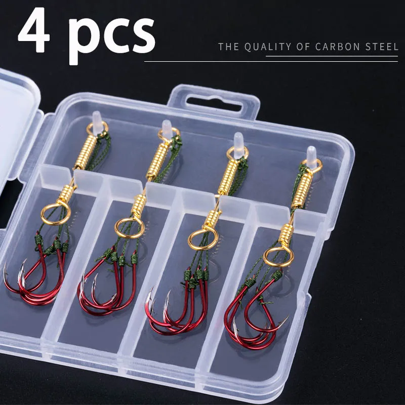 

Набор рыболовных крючков рыболовные снасти, крючки, 4 шт.