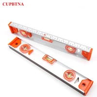 high precision reinforced aluminum alloy 3 bubbles with magnetic multifunctional spirit level rule suitable for home decoration
