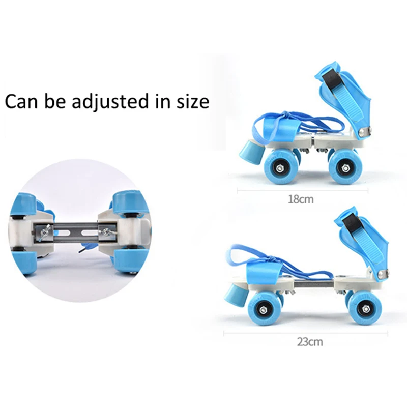 Новые детские роликовые коньки двухрядные 4 колеса обувь для катания на коньках