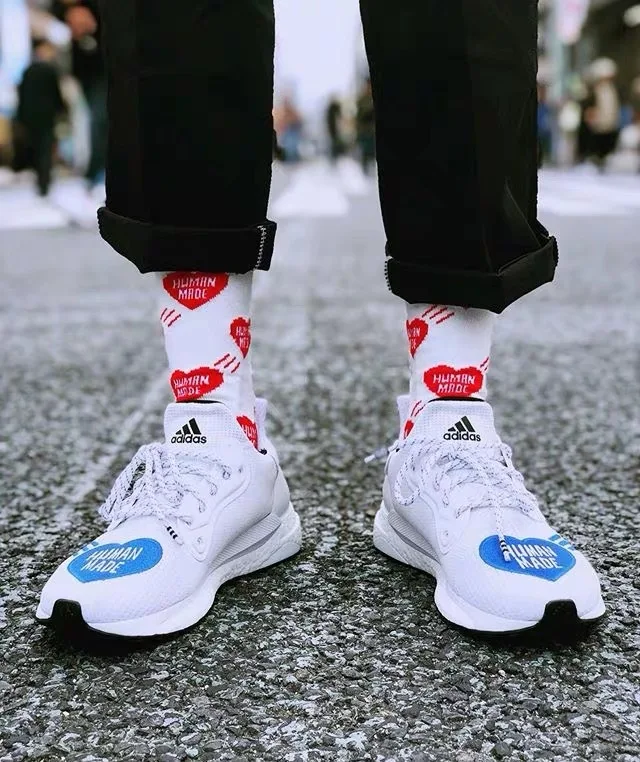 

Носки 19ss женские и мужские хлопковые с принтом, японские брендовые цветные спортивные для уличного скейтборда, с надписью Love