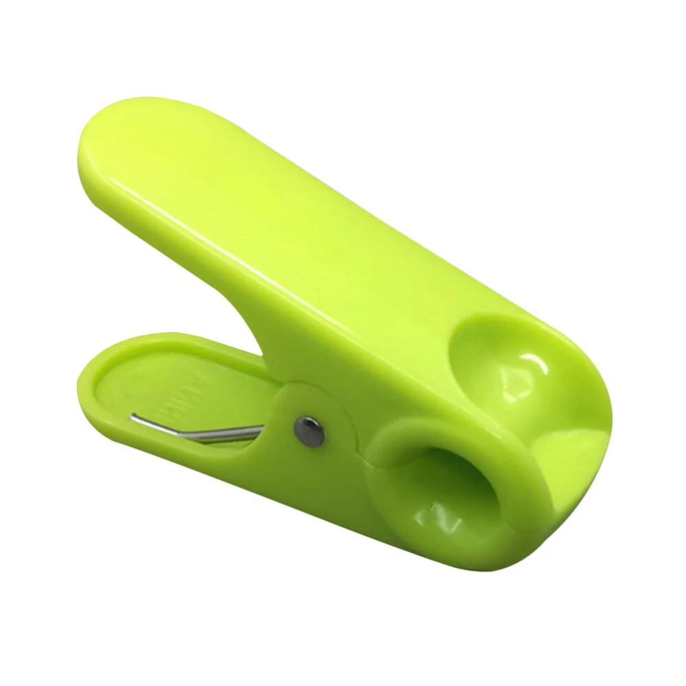 

10Pcs Pinch Clamp ABS Clothespin Peg Food Sealing Clip Snack Bag Sealer for Home Kitchen Office (Sky-blue)