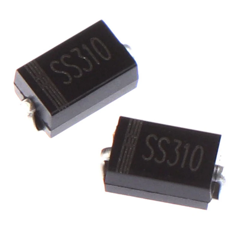 100 шт. SS310 SMD Шоттки барьер Выпрямитель Диод 3A 100V DO-214AC SMA | Инструменты