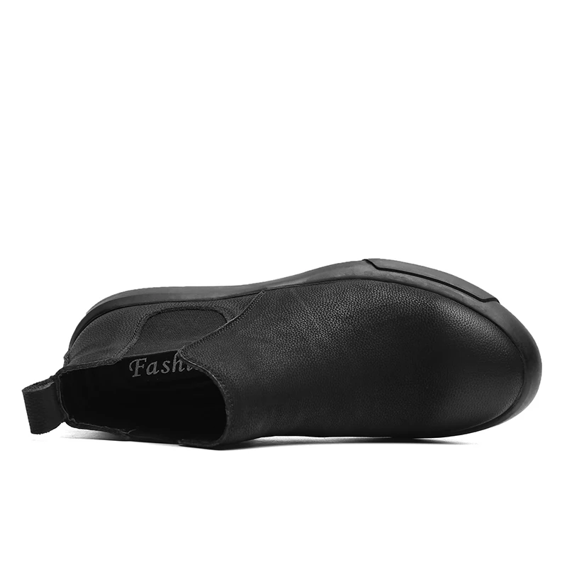 Ботинки MARSON мужские на плоской подошве повседневные короткие ботинки удобные