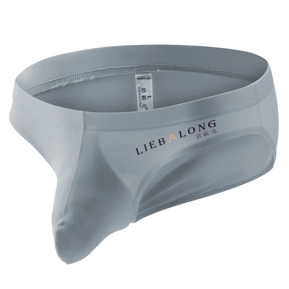 

Men's Thong Sexy Panties Low Rise Briefs Seamless Bulge Pouch Stretchy Underwear Male Lingerie Underpants