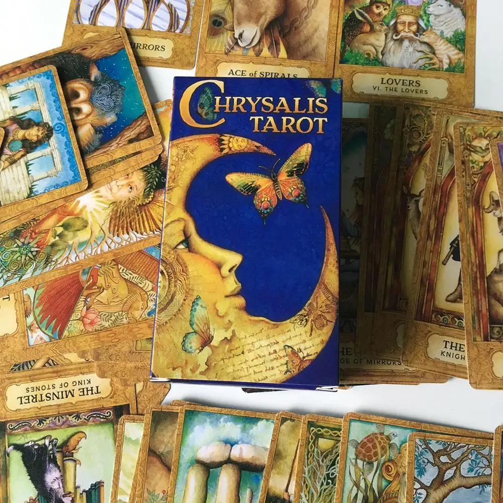 Новые 78 шт. английские Chrysalis Таро настольные игры карты для семьи игра вечеринок