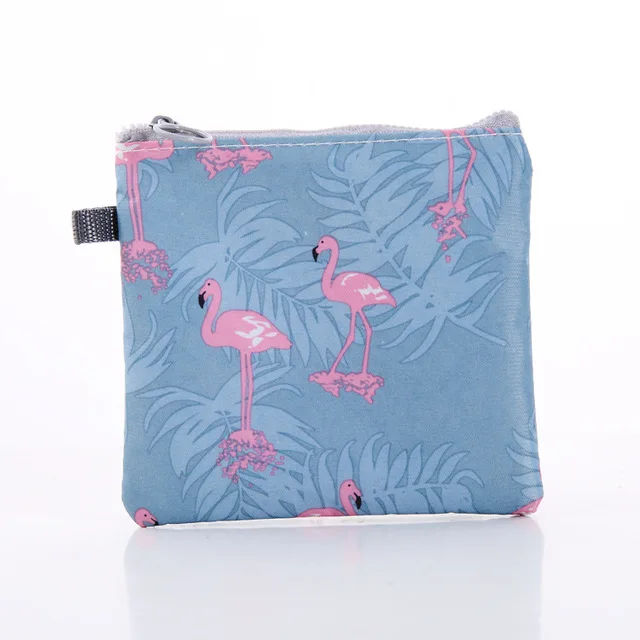 flamingo Подгузник для девочек, гигиеническая салфетка, сумка для хранения, холст, гигиенические прокладки, посылка, сумки, портмоне, органайзер для ювелирных изделий, сумка для кредитных карт, чехол - Цвет: flamingo