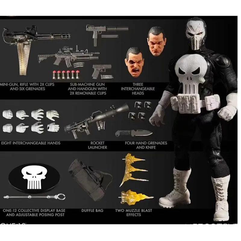 6 дюймов НОВЫЙ Mezco One:12 Каратель специальные фигурки коллекционная игрушка кукла |
