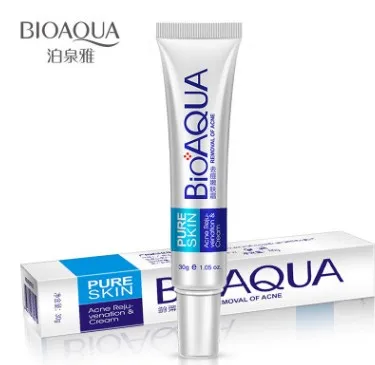 1 Bioaqua лечение акне очищающее средство для лица черная головка удаляет контроль над маслом глубокое очищение пенка сужает поры 100 г - Цвет: 1