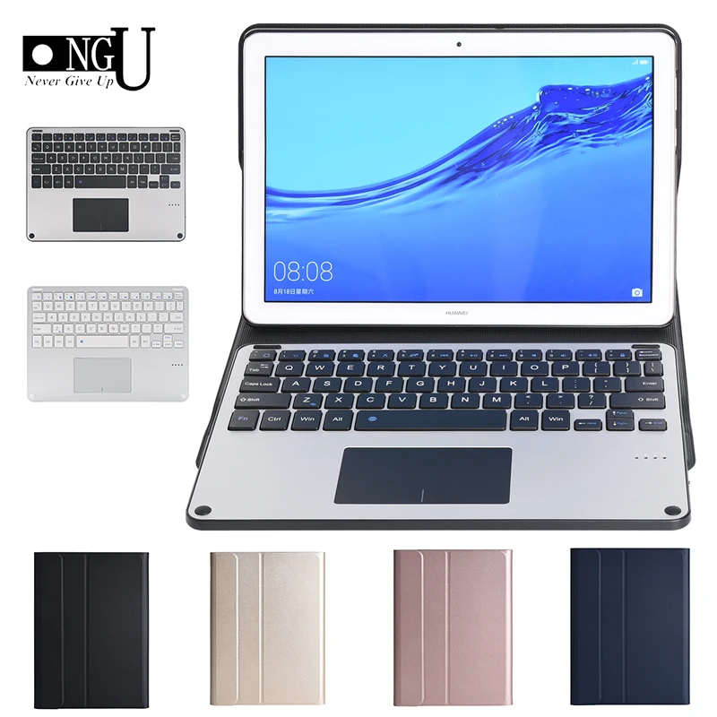 Чехол с клавиатурой Bluetooth для huawei Mediapad T5 10 AGS2-L09/W09/L03 тачпад Клавиатура для huawei T5 10,1 ''планшет с подставкой