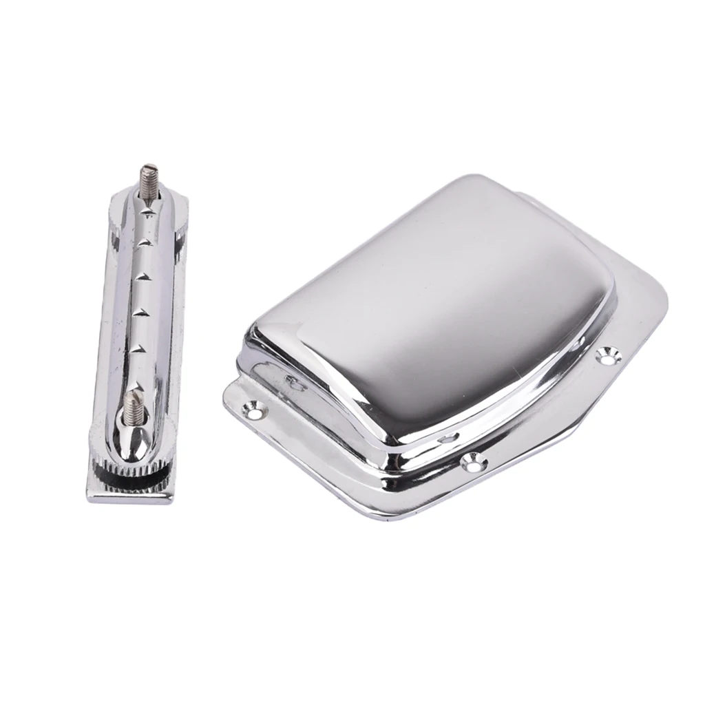 1 set diy feinsten gitarre bridge saitenhalter für teisco elektrische gitarre chrome free global shipping