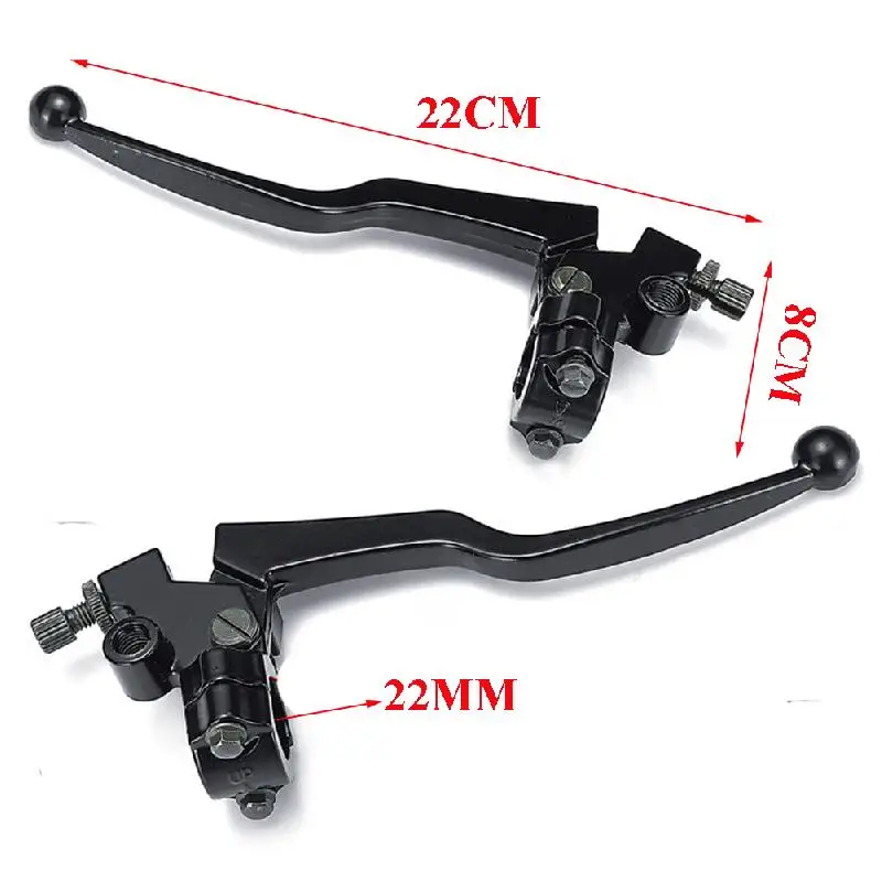 Рычаги тормоза и сцепления для мотоцикла Honda CG 125 черные из алюминиевого сплава |