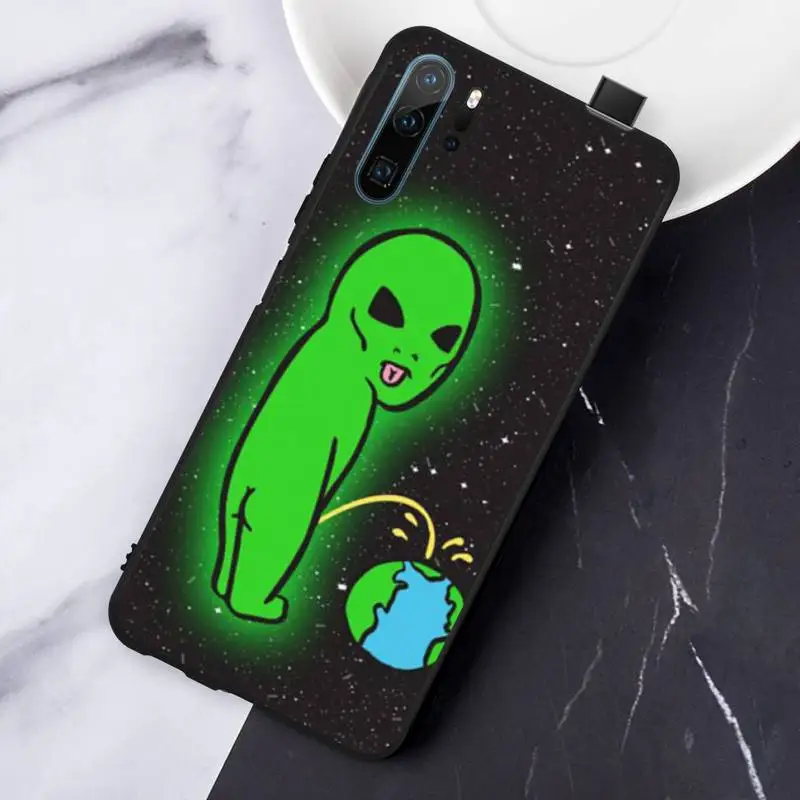 

Funny cute alien cartoon pattern Phone Case For Huawei honor Mate P 10 20 30 40 Pro 10i 9 10 20 8 x Lite