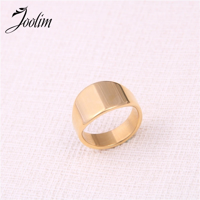 

Joolim High End PVD New Symple Smooth Lasurite Rings For Women Stainless Steel Jewelry Wholesale
