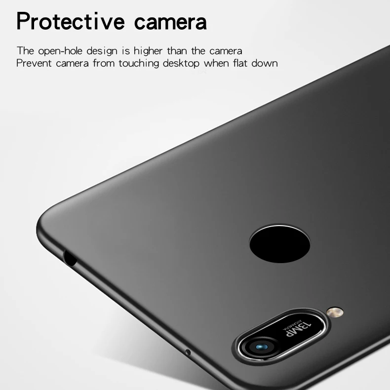 Для Huawei Y6S 2020 чехол ультра-тонкий Гладкий Жесткий ПК задняя крышка для защитный