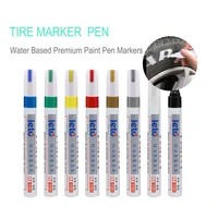 1pc car white tyre paint marker pens waterproof permanent pen fit for car motorcycle tyre tread rubber metal