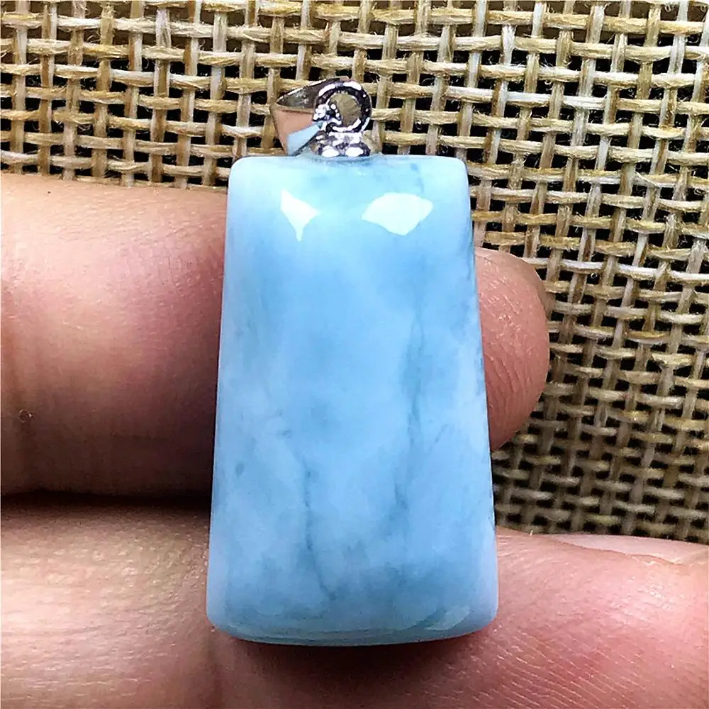 Кулон Ларимар из натурального синего камня для мужчин и женщин 21x13x8 мм|Подвески| |